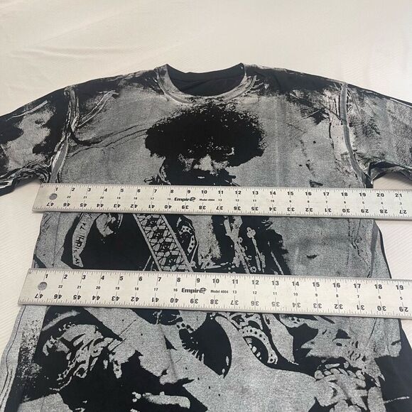 Jimmy Hendrix VTG T-Shirt AOP Size Medium Large See Measurements - Picture 3 of 5